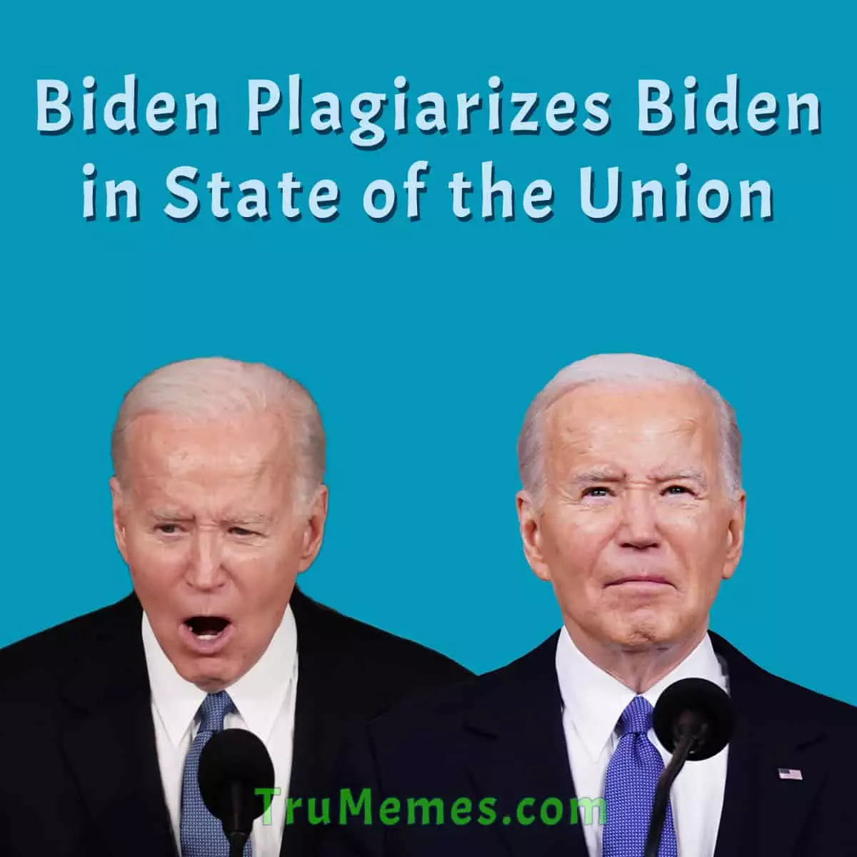Biden Plagiarizes Biden in State of the Union Address