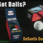 The Ron DeSantis Governor has a pair of golf balls with his name on them
