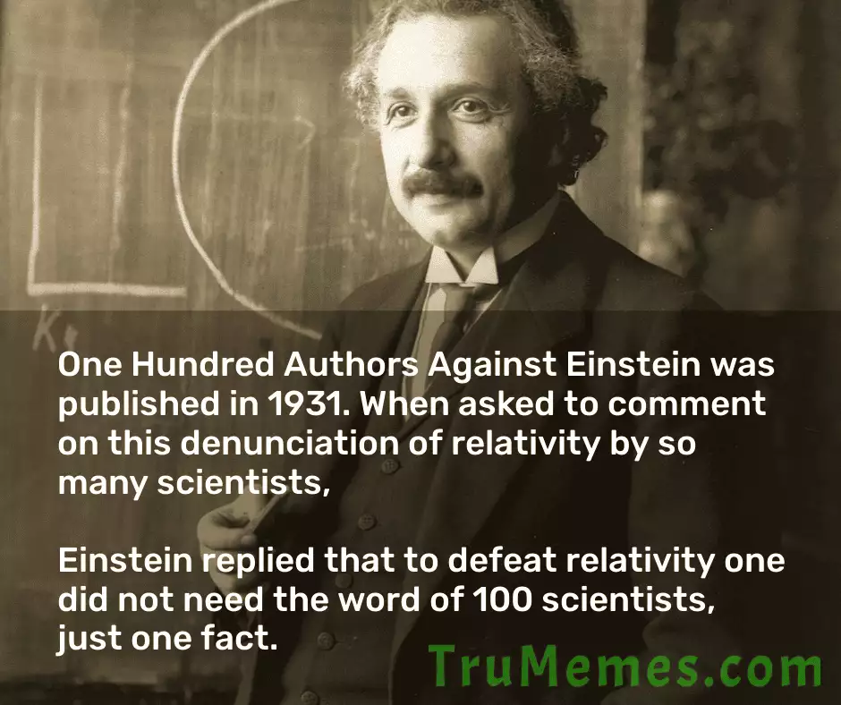 One Hundred Authors Against Einstein, an Epic Fail